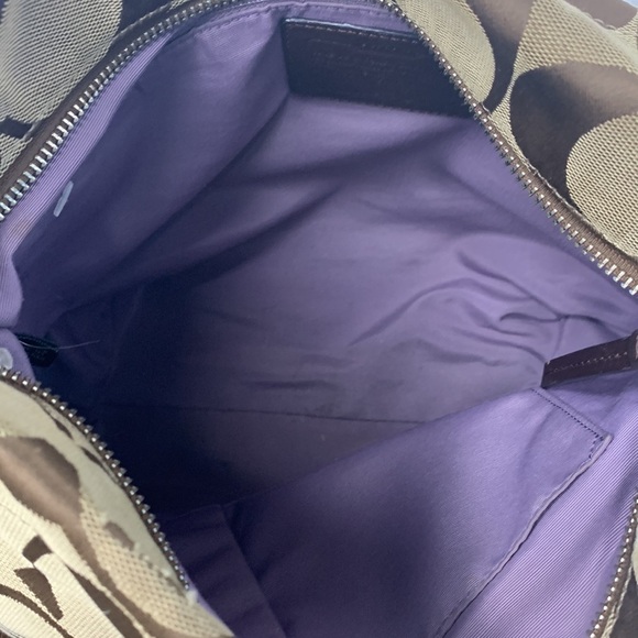 24CM SIGNATURE DUFFLE (COACH F15067)
SILVER/KHAKI/MAHOGANY - Picture 6 of 8